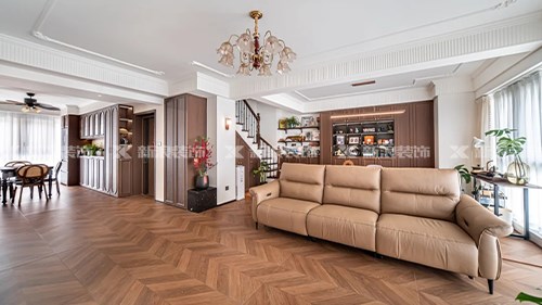 漢唐翰林府145m²復式，法式中古超會裝|長沙全屋整裝